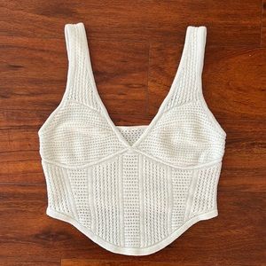 Alo yoga crochet top